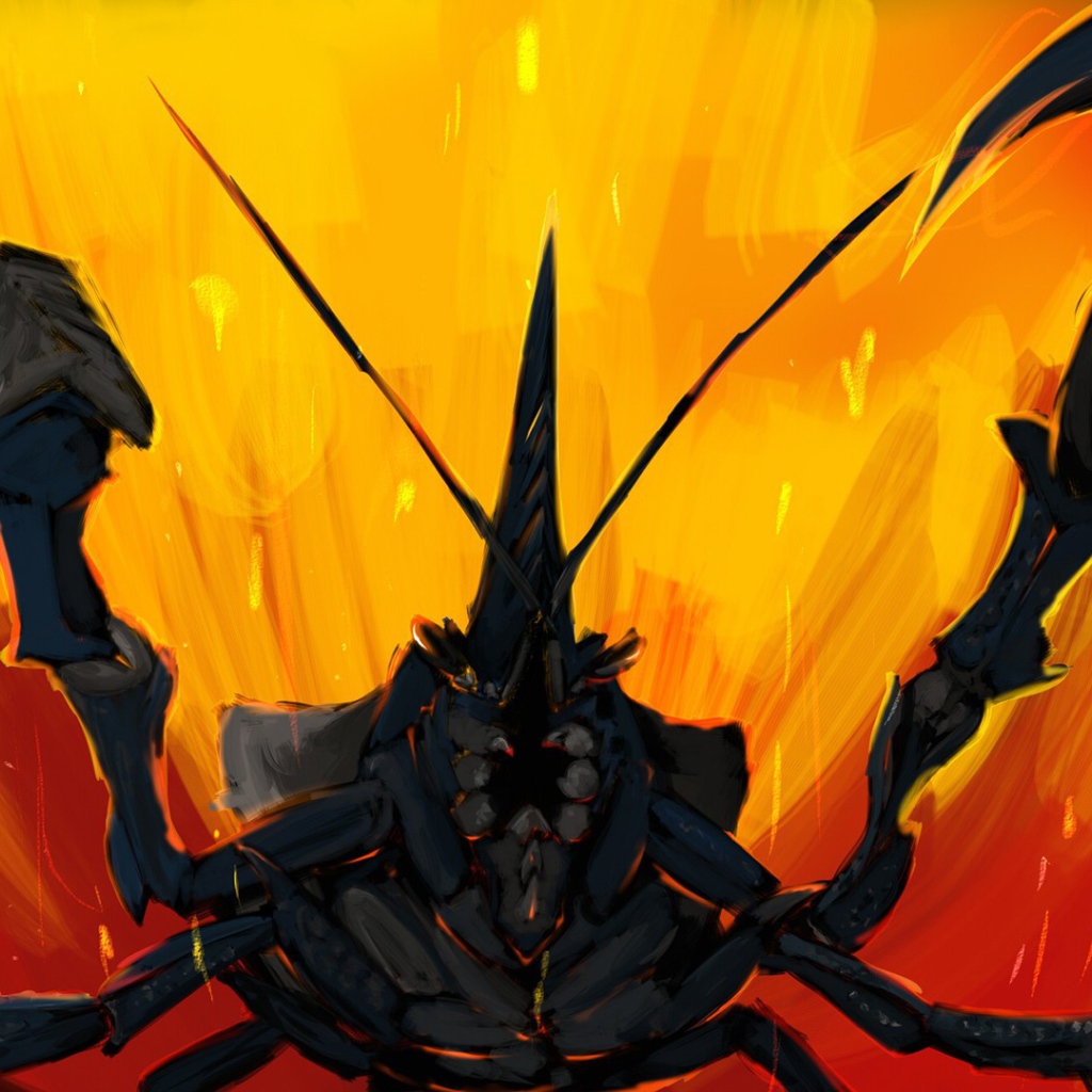 Черный скорпион в игре Monster Hunter