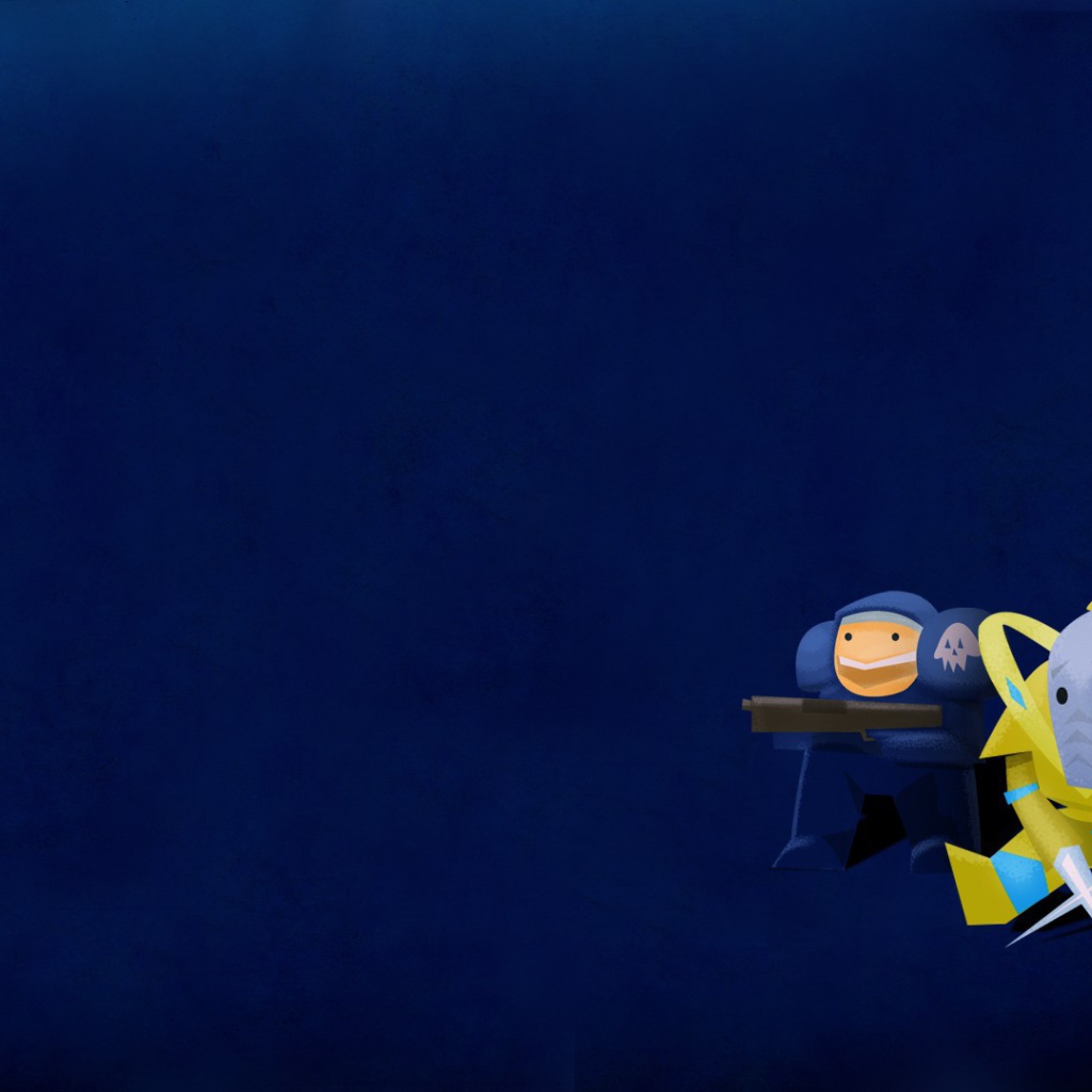 Голубой фон, игра Starcraft II