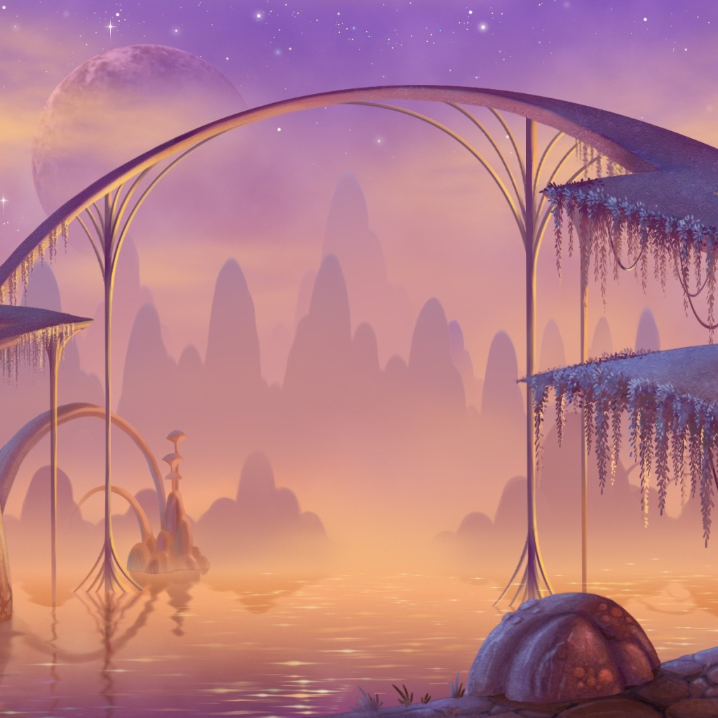 Мост, фон игры Bejeweled 3