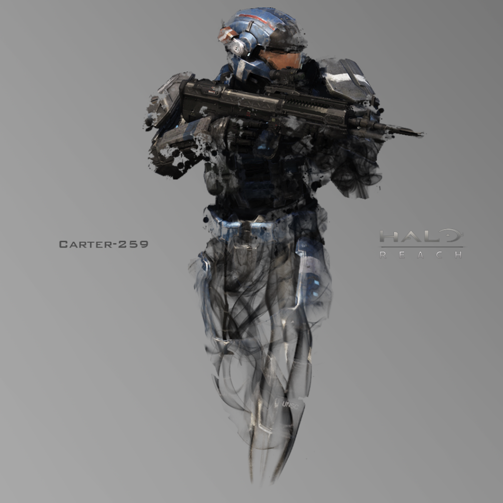 Воин Картер 259 из игры Хало