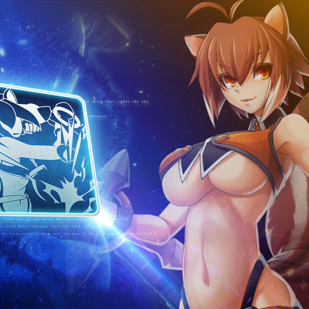 Женщина кошка в игре Blazblue