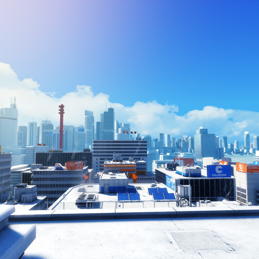 Город в игре Mirror's Edge
