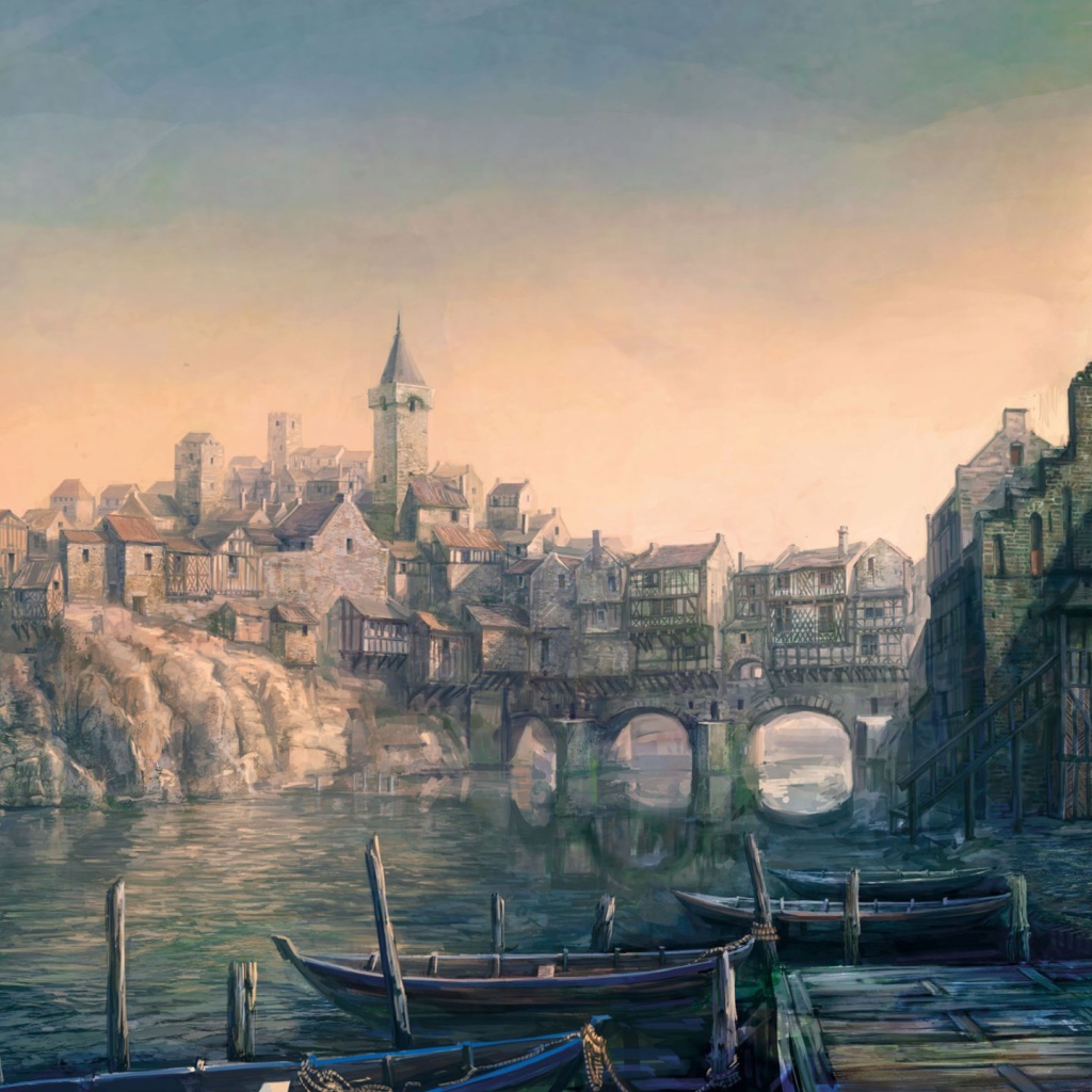 Город в игре The Witcher 3 Wild Hunt