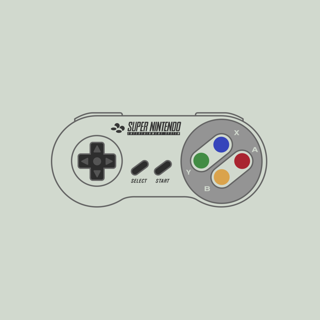 Пульт от игры Супер Nintendo