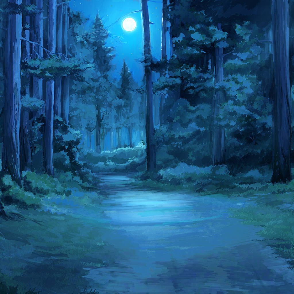 Темный лес в игре Бесконечное лето