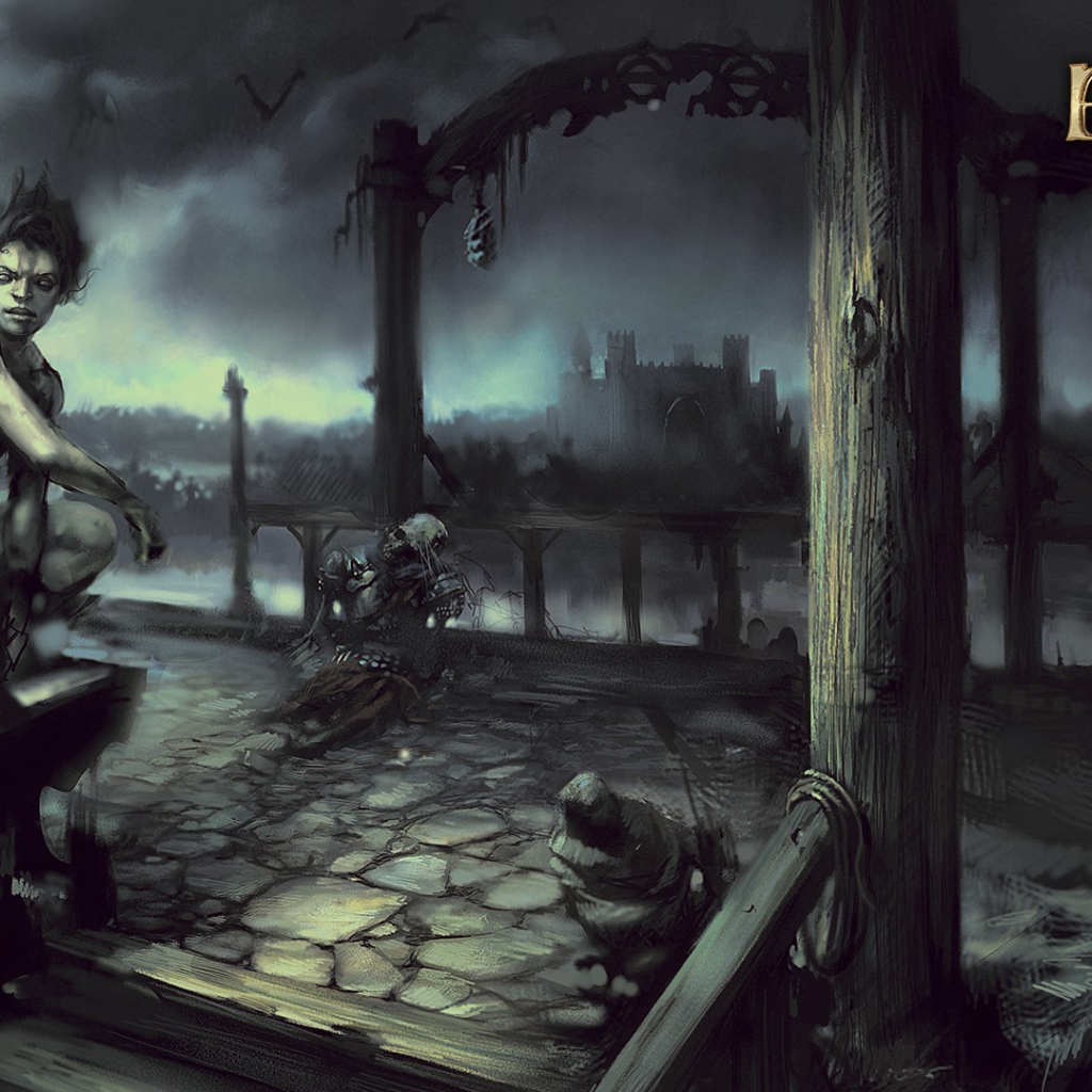 Девушка демон в игре Baldur's Gate 2