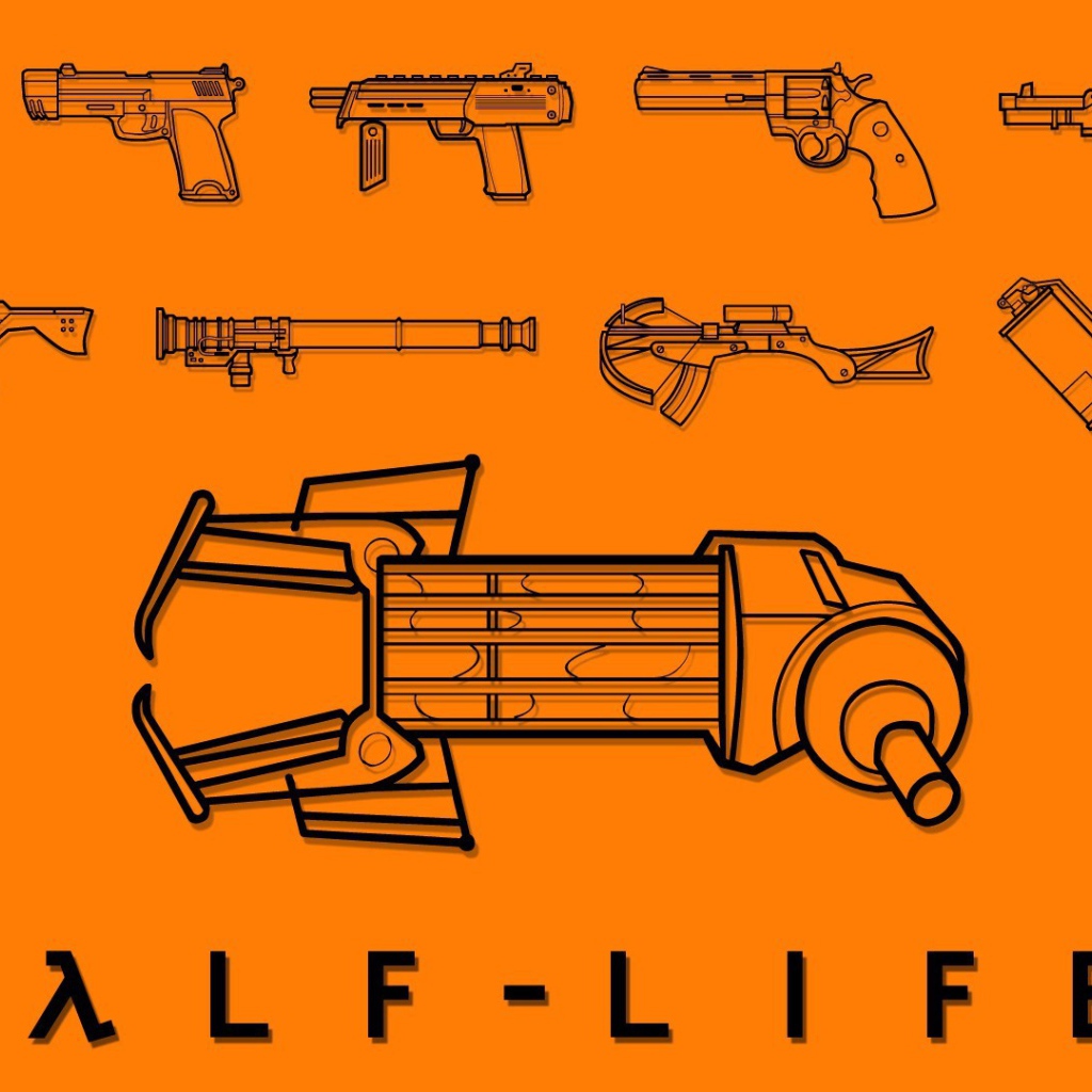 Чертежи оружия в игре Half-Life 2