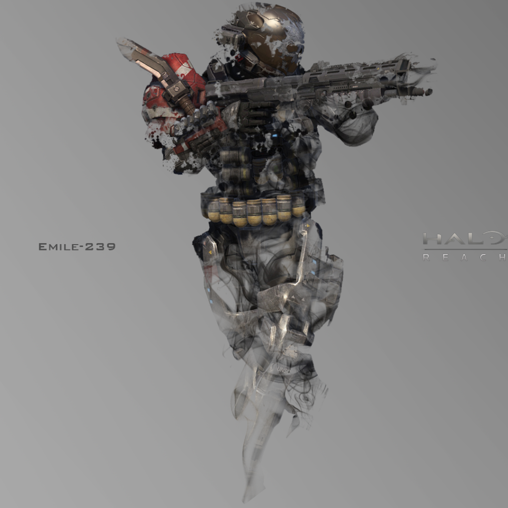 Эмили из игры Halo Reach