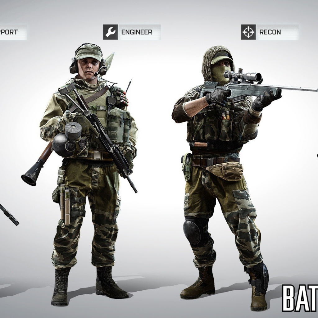 Снаряжение солдат из игры Battlefield 4