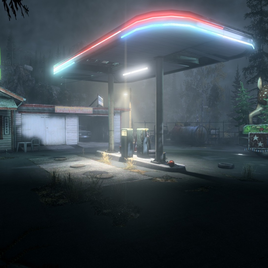 Заправка в игре Alan Wake