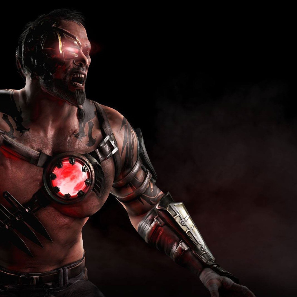 Огненный Кано из игры Mortal Kombat