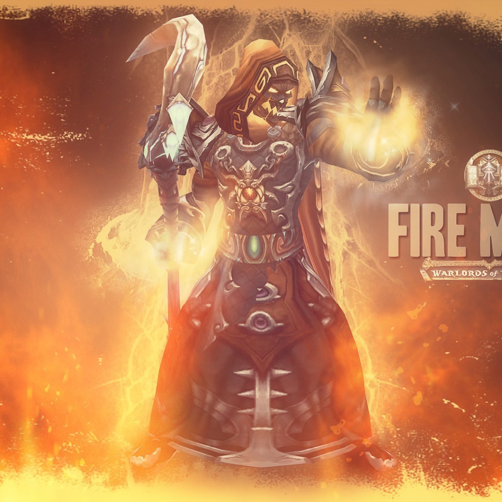 Огненная магия, игра World of Warcraft Warlords of Draenor