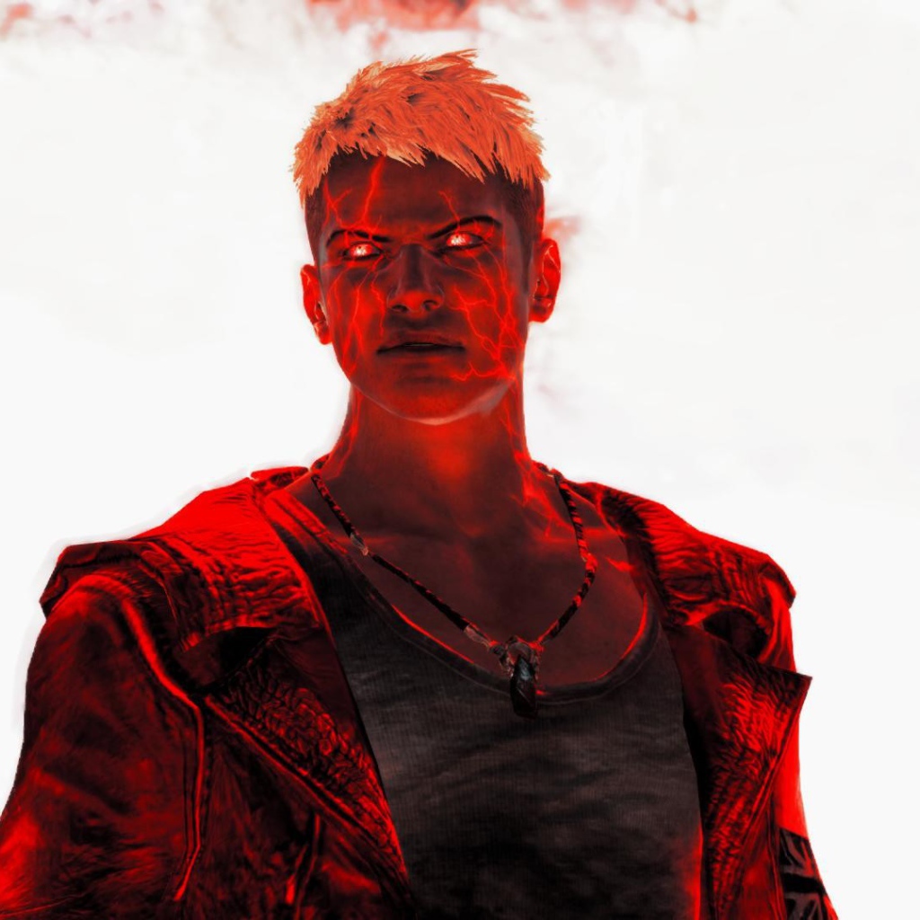 Огненный герой игры Devil May Cry