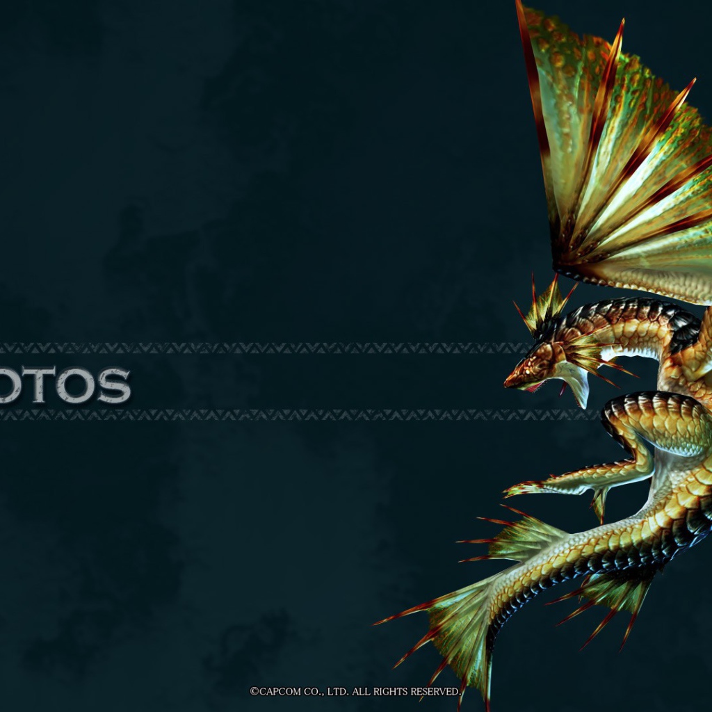 Ганотхотос из игры Monster Hunter