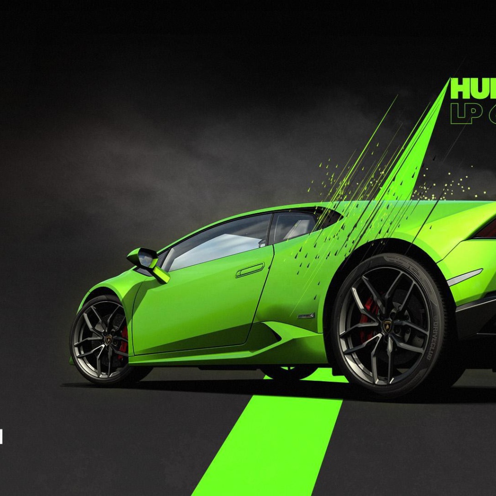 Нежно зеленый Ламборгини в игре Driveclub