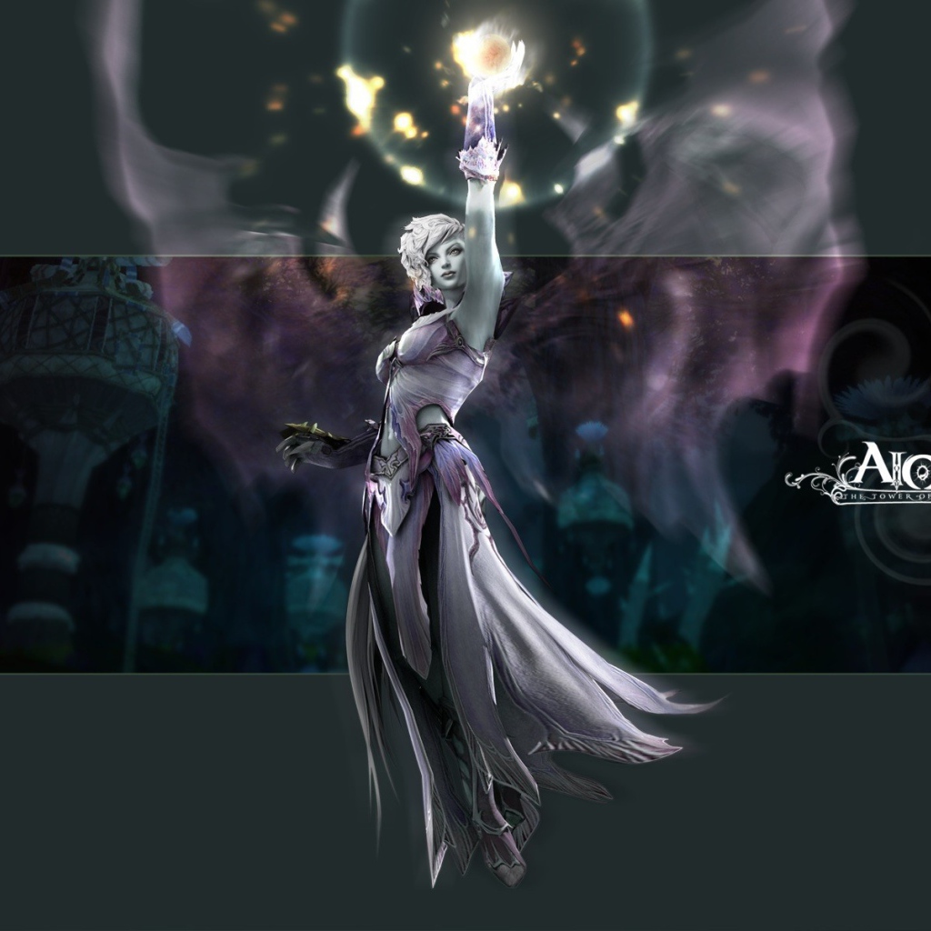 Девушка Асмодиан, игра Aion Online