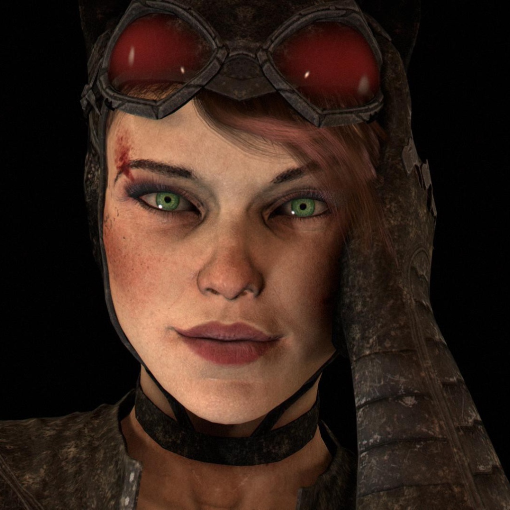 Зеленоглазая Catwoman, игра Batman Arkham Knight
