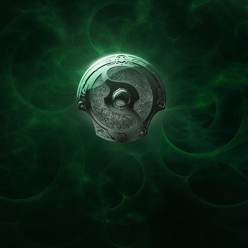 Зеленый щит на экране загрузки игры Dota 2