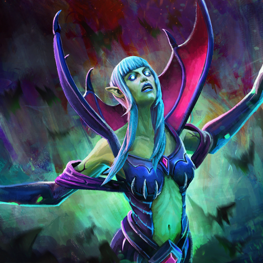 Зеленый демон в игре Dota 2