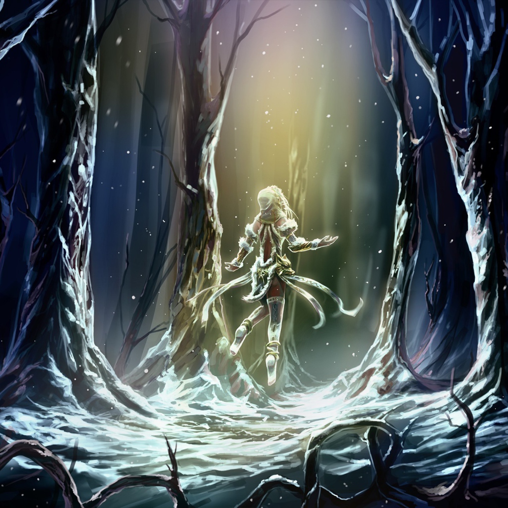 Хел в магическом лесу, игра Smite