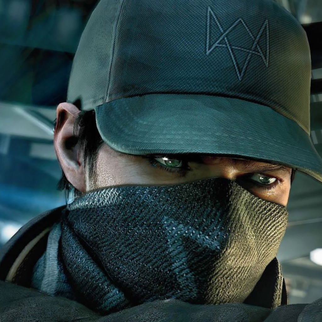Герой игры Watch Dogs в кепке
