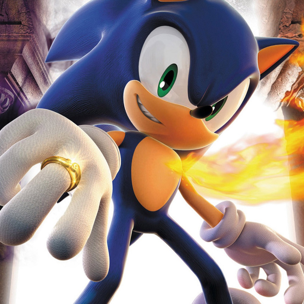 Герой видео игры Sonic