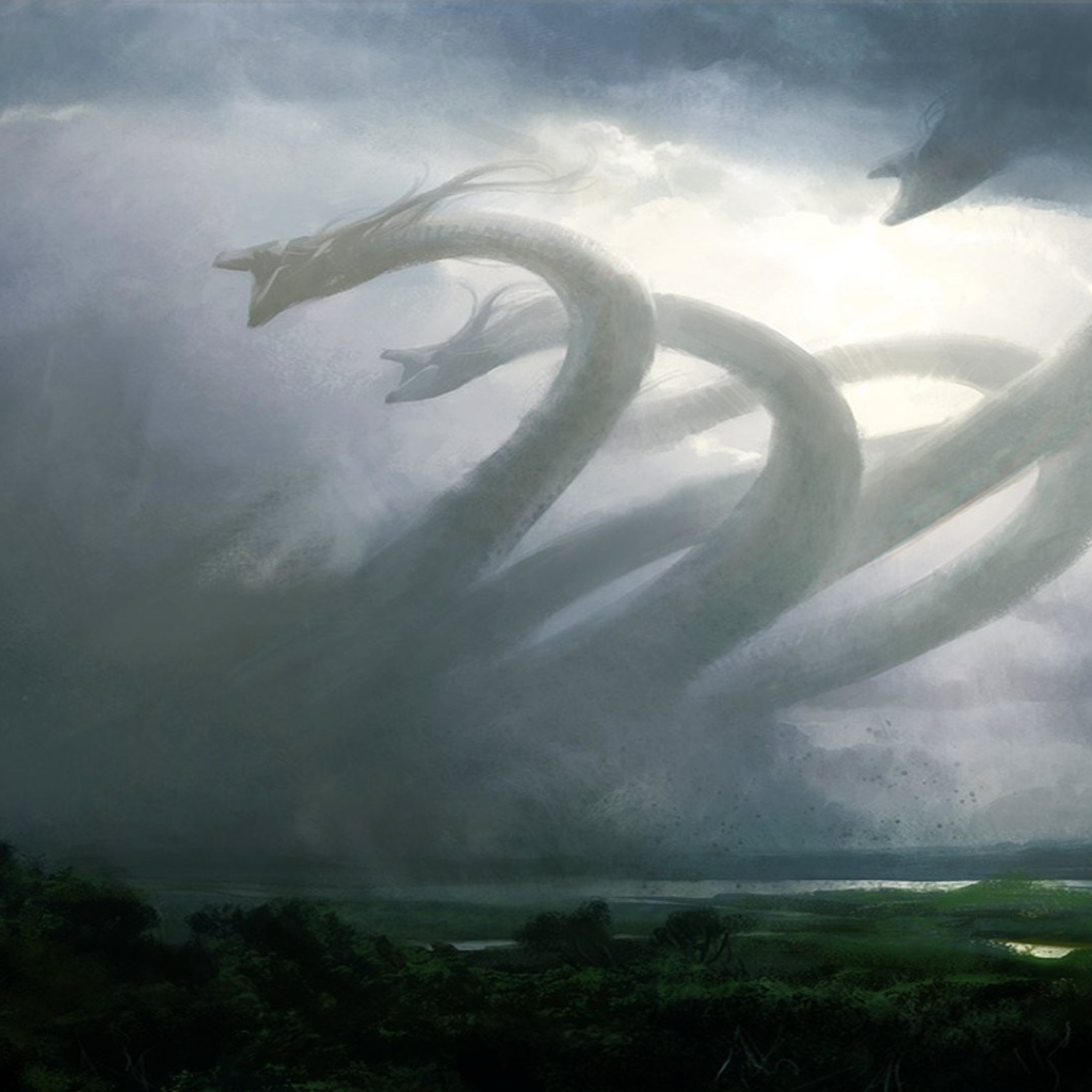 Стоглавое чудовище из игры Magic The Gathering