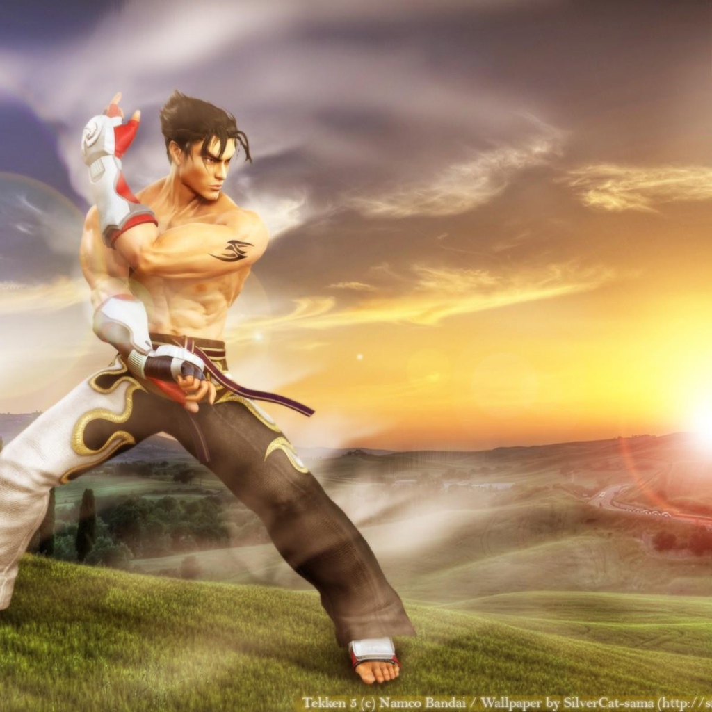 Джин Казама из игры Tekken