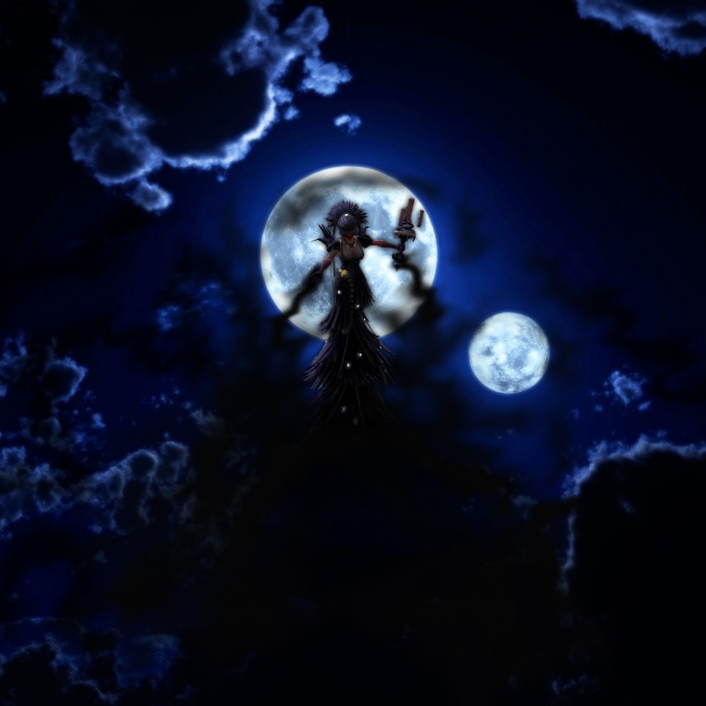 Нокс на фоне луны, игра Smite