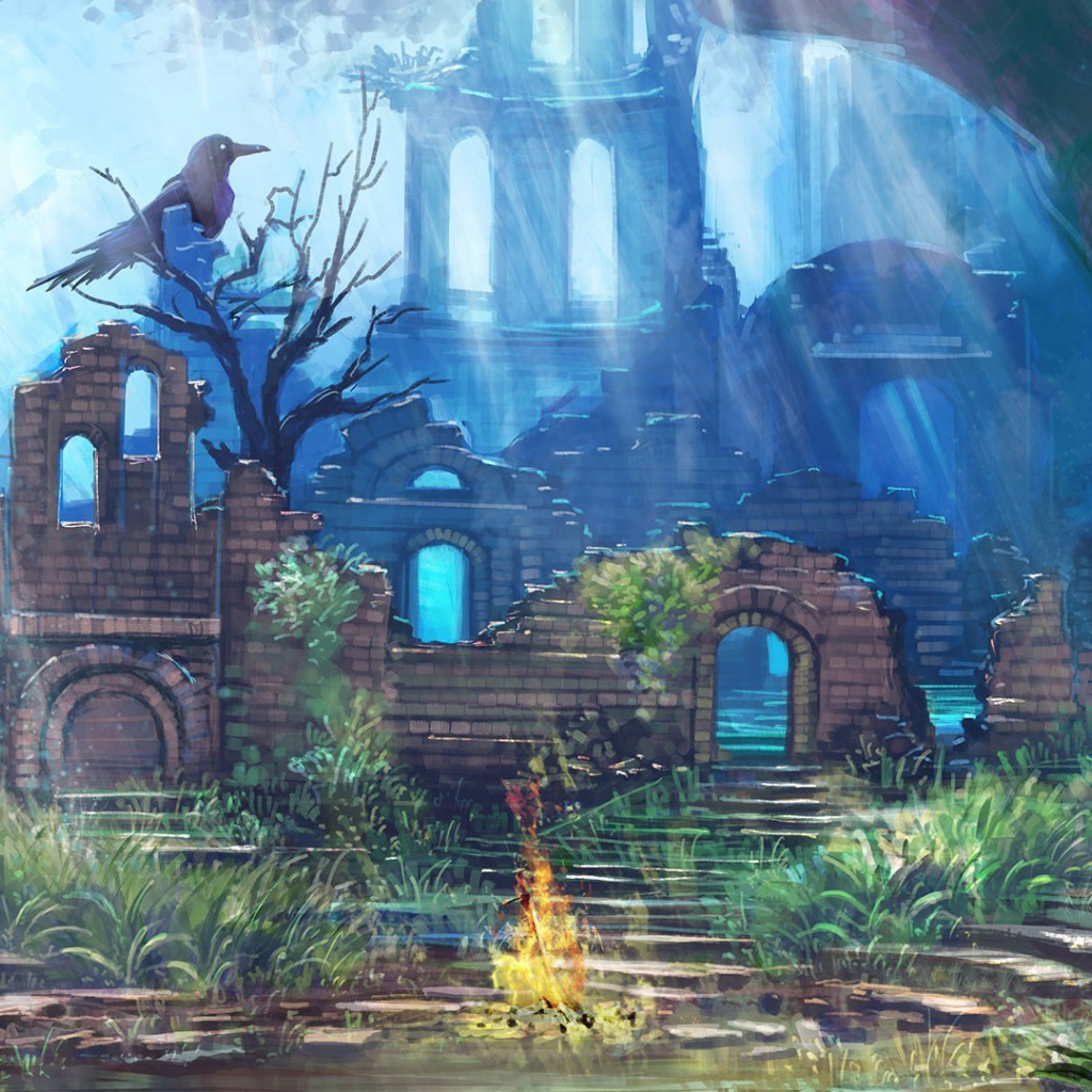 Пейзаж в игре Dark Souls