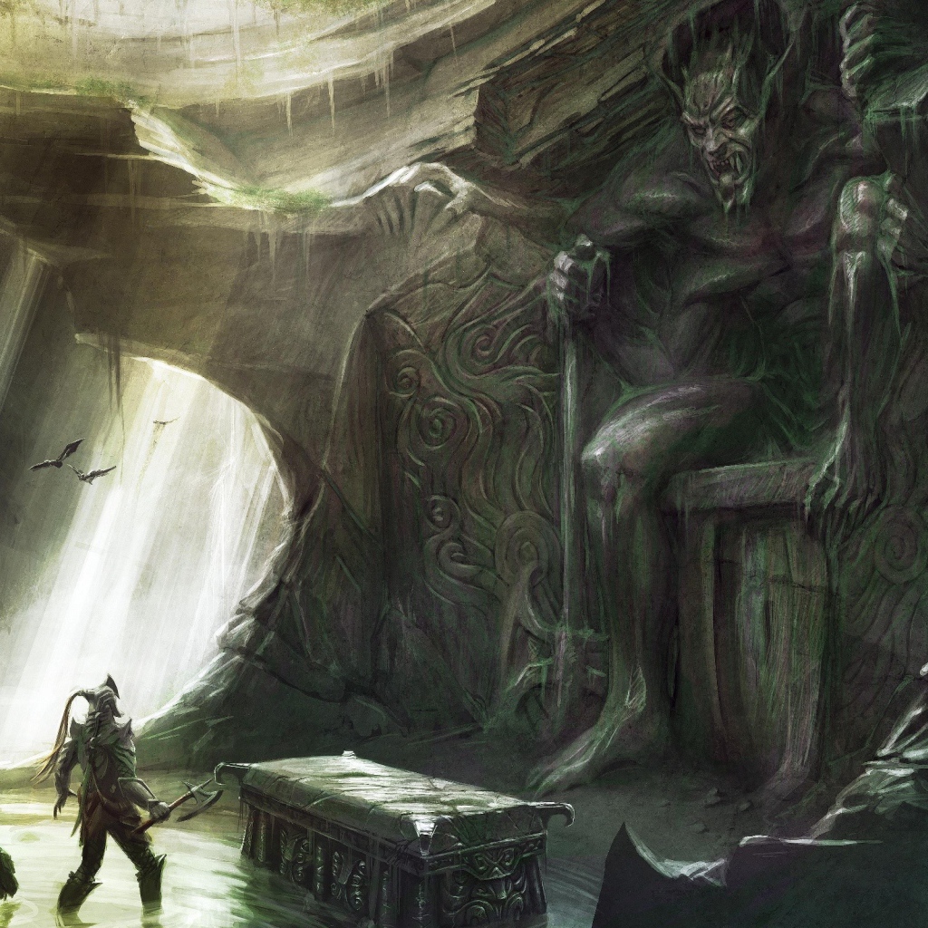 Пейзаж в игре The Elder Scrolls V Skyrim