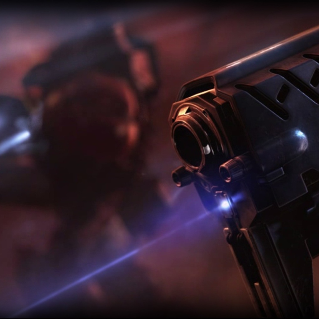 Лазерный прицел оружия в игре Starcraft II