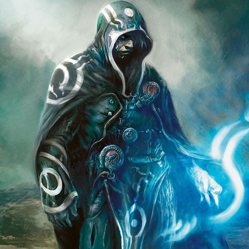 Маг в накидке из игры Magic The Gathering