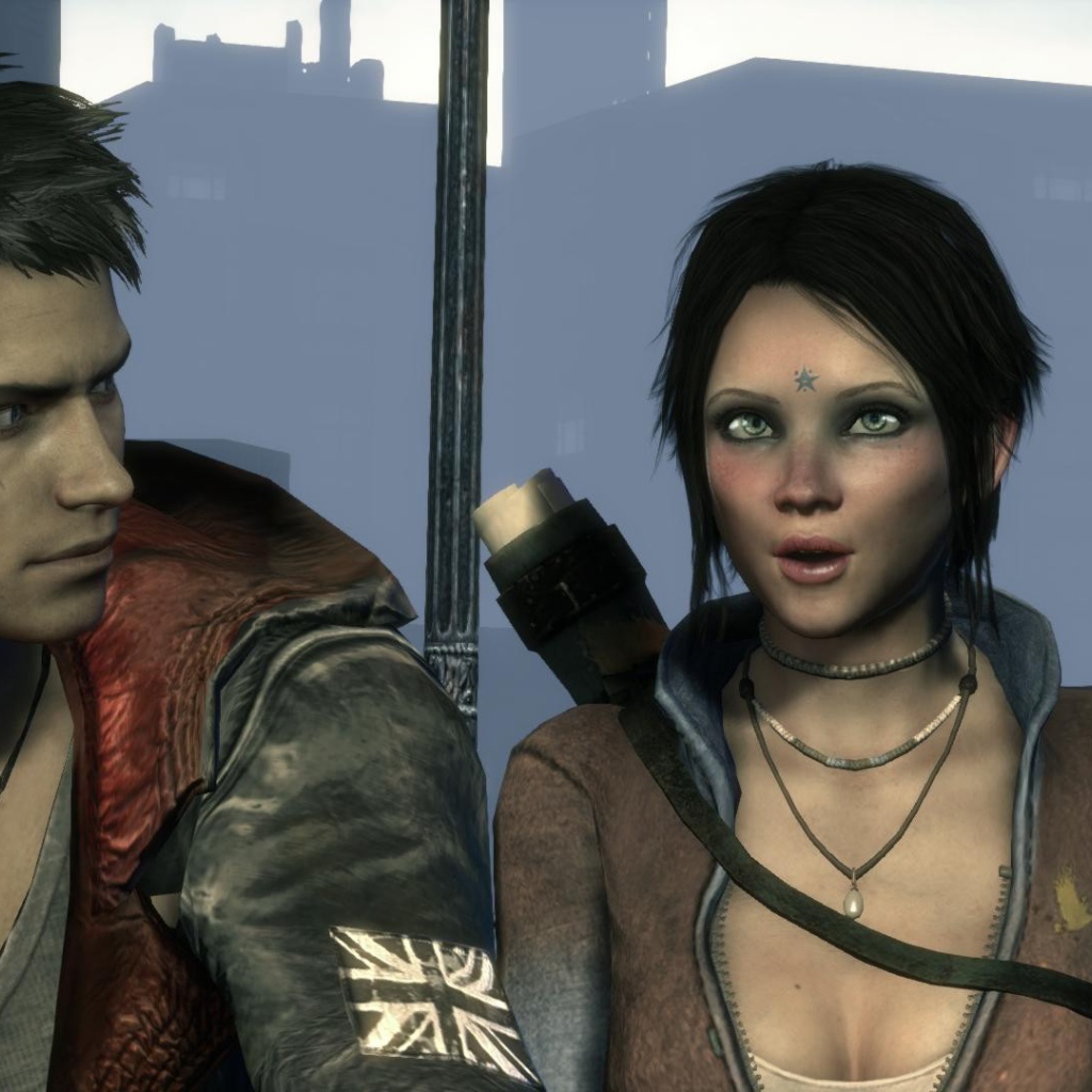 Парень и девушка из игры Devil May Cry