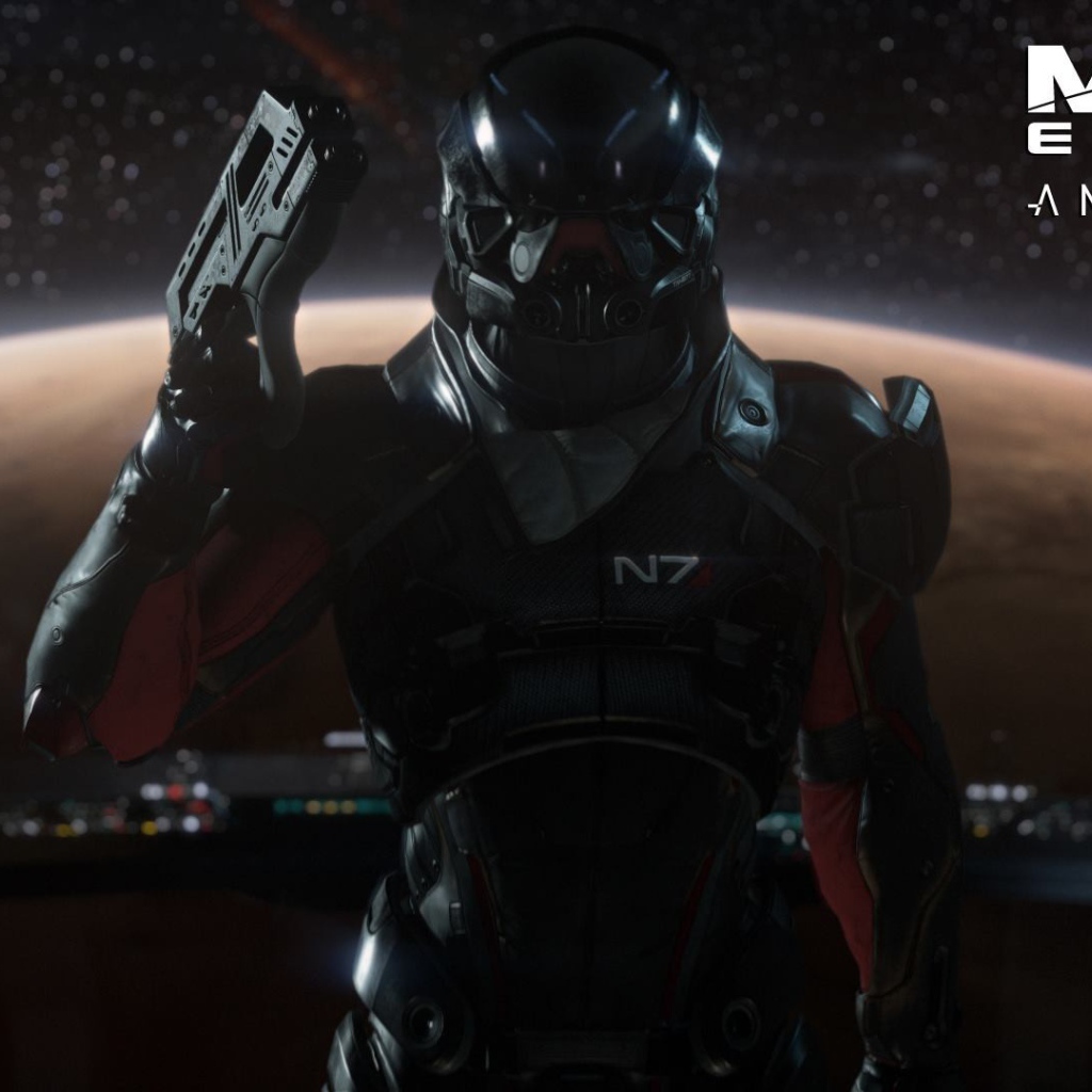 Человек с пистолетом, игра Mass Effect Andromeda