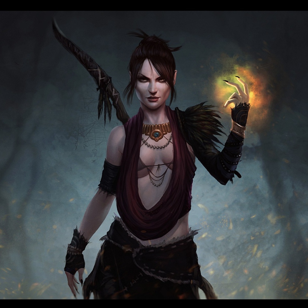 Морриган из игры Dragon Age Origins
