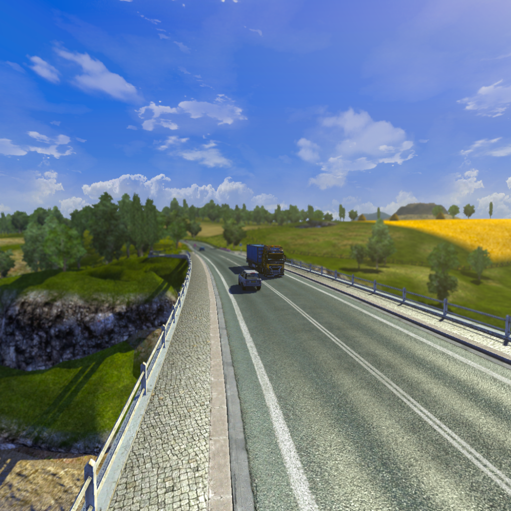 Автобан в игре Euro Truck Simulator 2