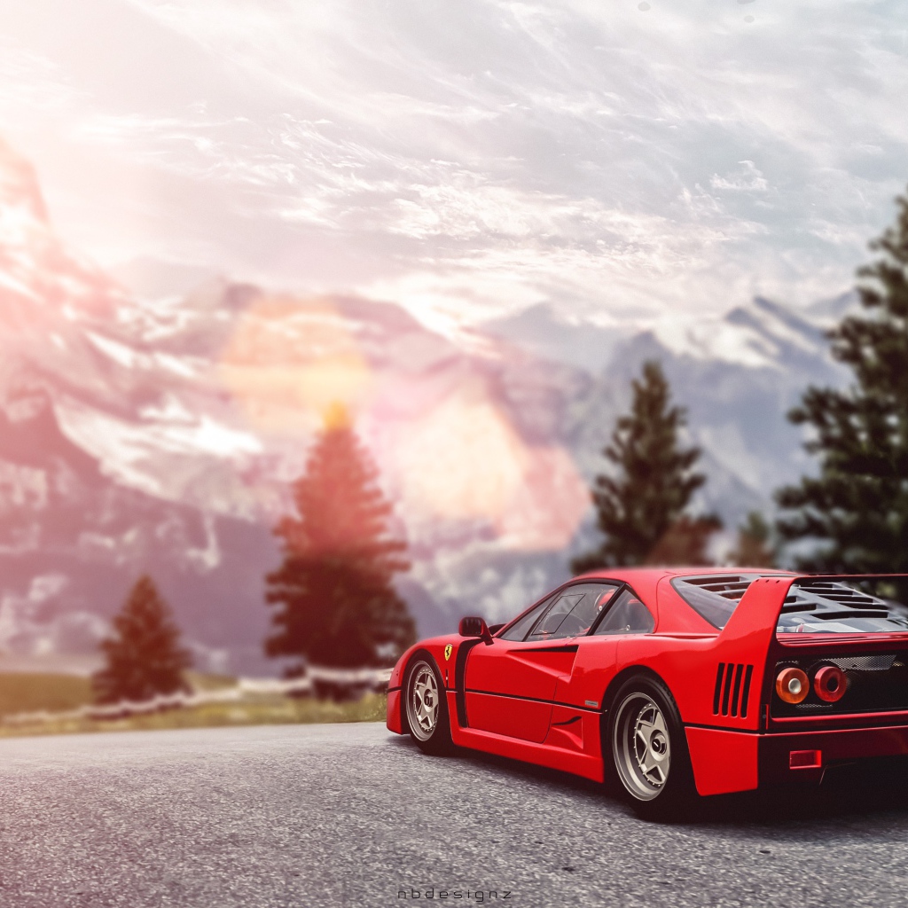 Горный пейзаж в игре Gran Turismo 6