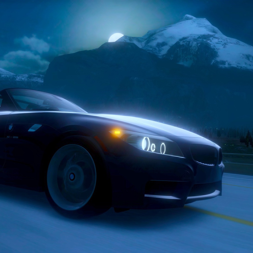 Ночные гонки в игре Forza Horizon