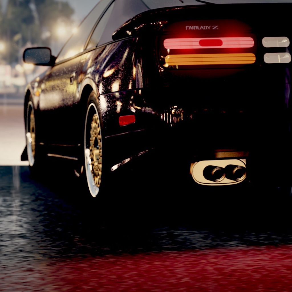 Гоночный Ниссан в игре Forza Horizon