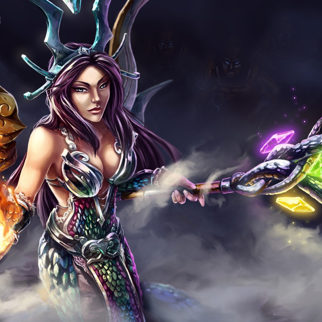 Маг Ню Ва из игры Smite