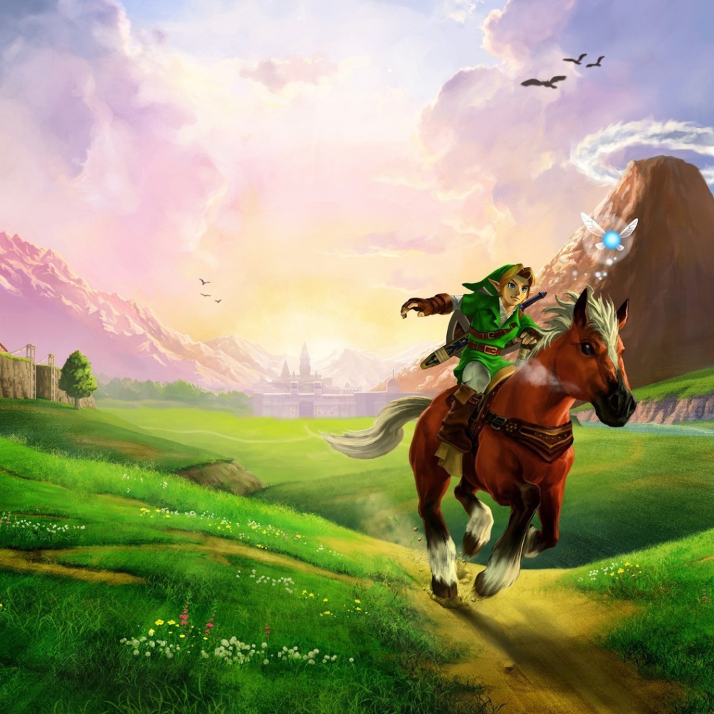 Всадник на коне из игры The Legend of Zelda
