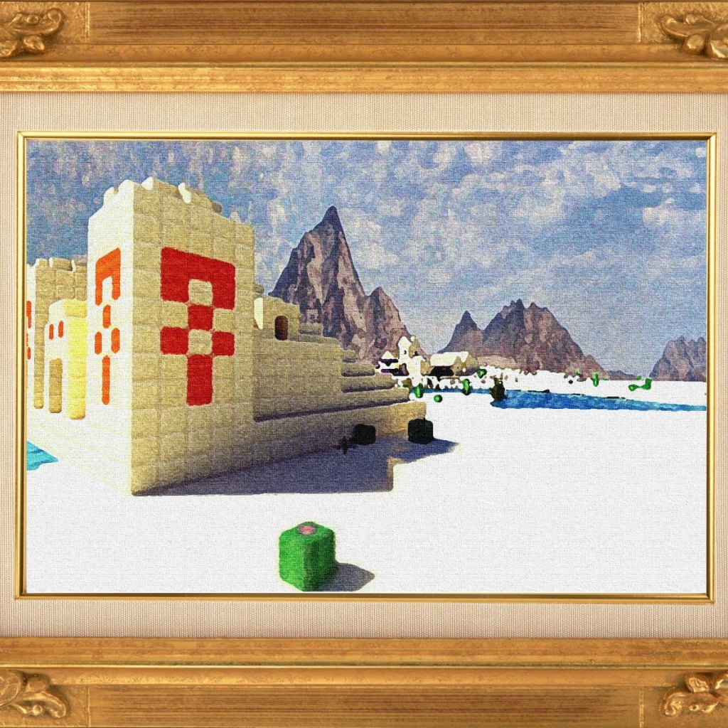 Картина в игре Minecraft