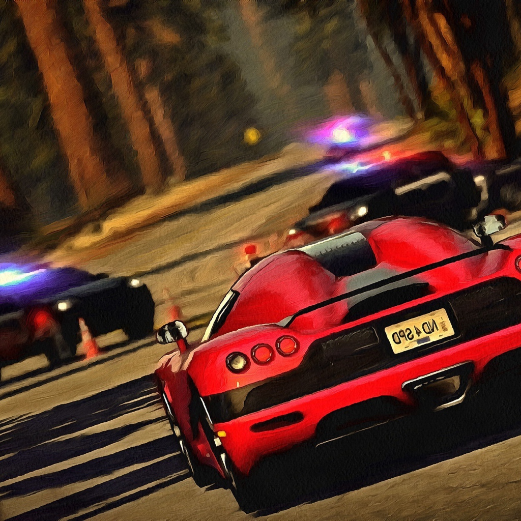 Полицейская погоня в игре