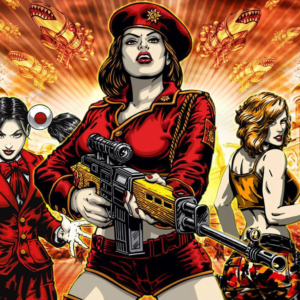 Популярная игра Red alert 3