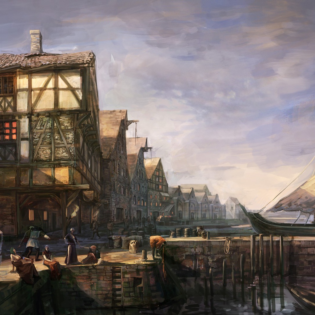 Порт в игре The Witcher 3 Wild Hunt