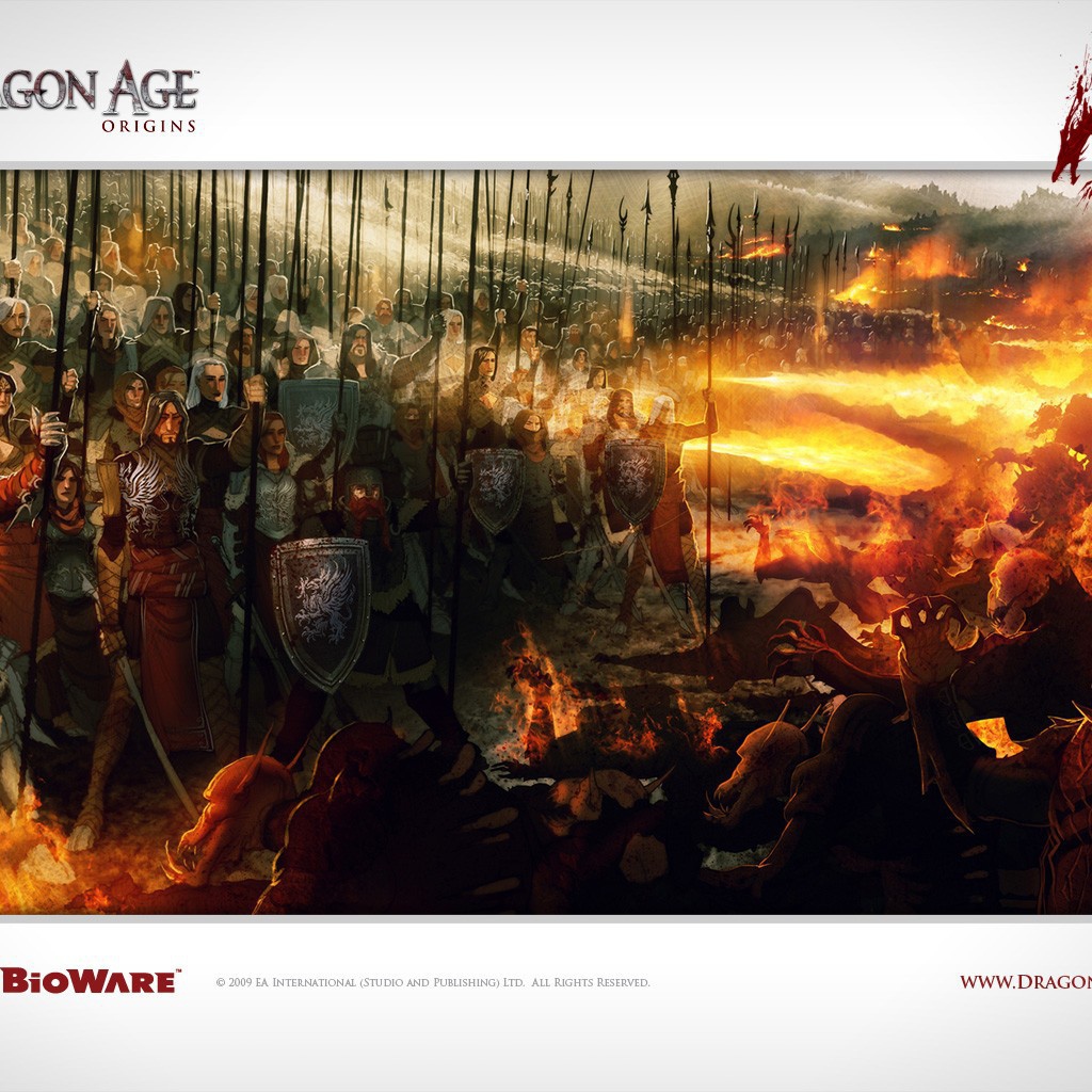 Постер игры Dragon Age Origins
