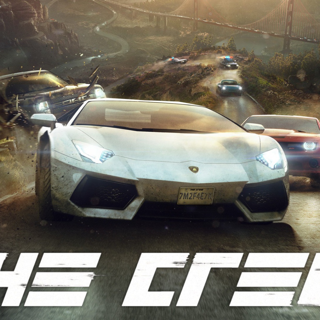 Постер видео игры The Crew