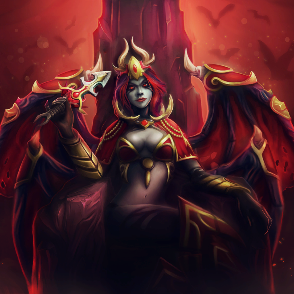 Королева из игры Дота 2