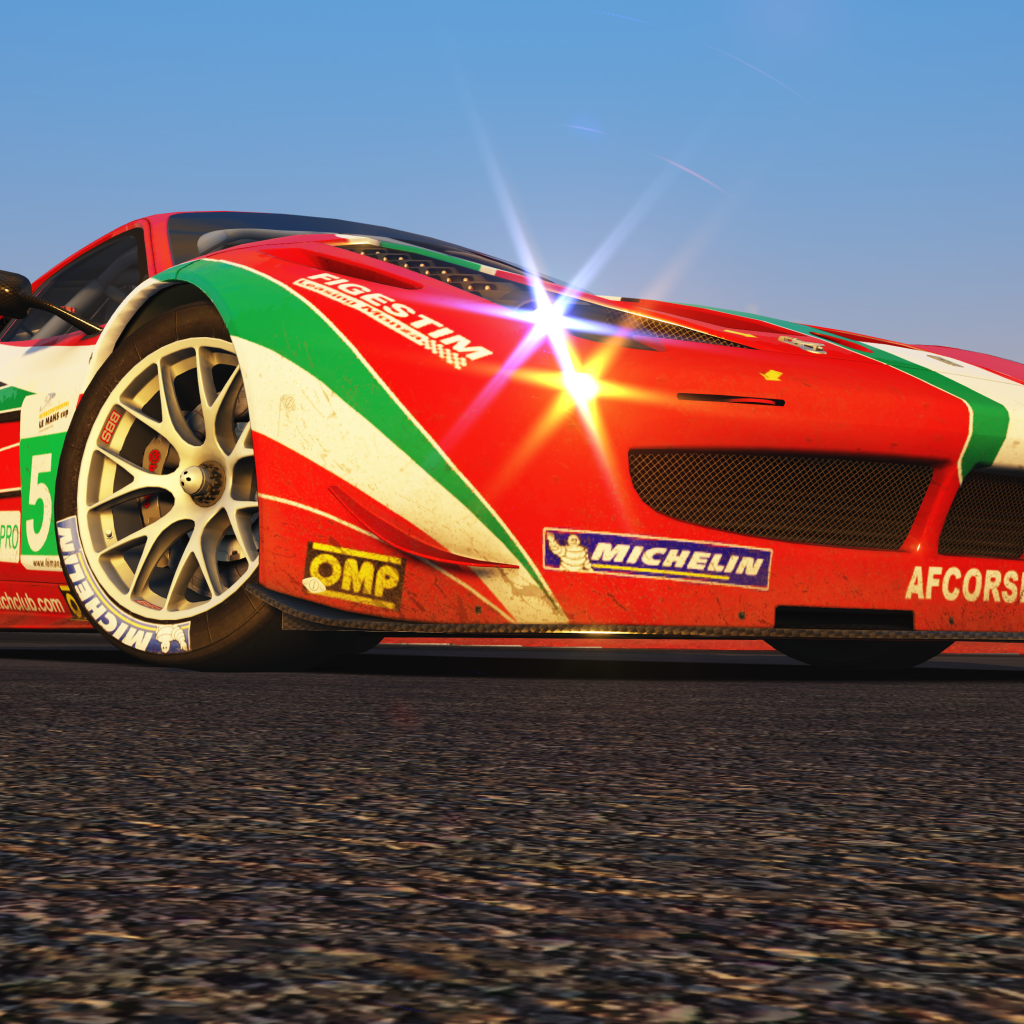 Красный Assetto Corsa в игре